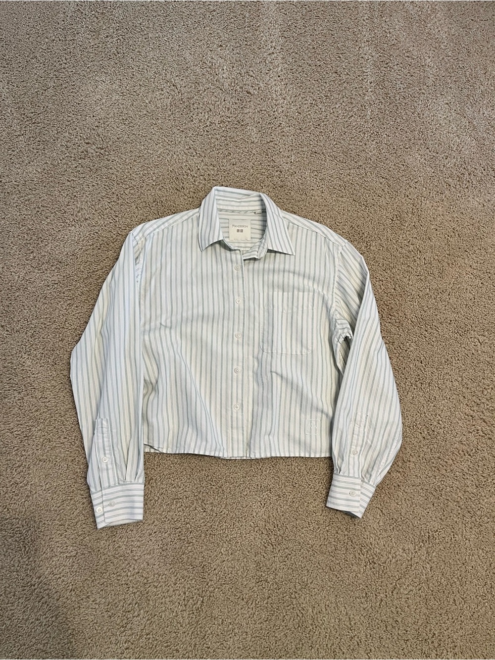 Uniqlo x JW Anderson Oxford Boxy Cropped Shirt